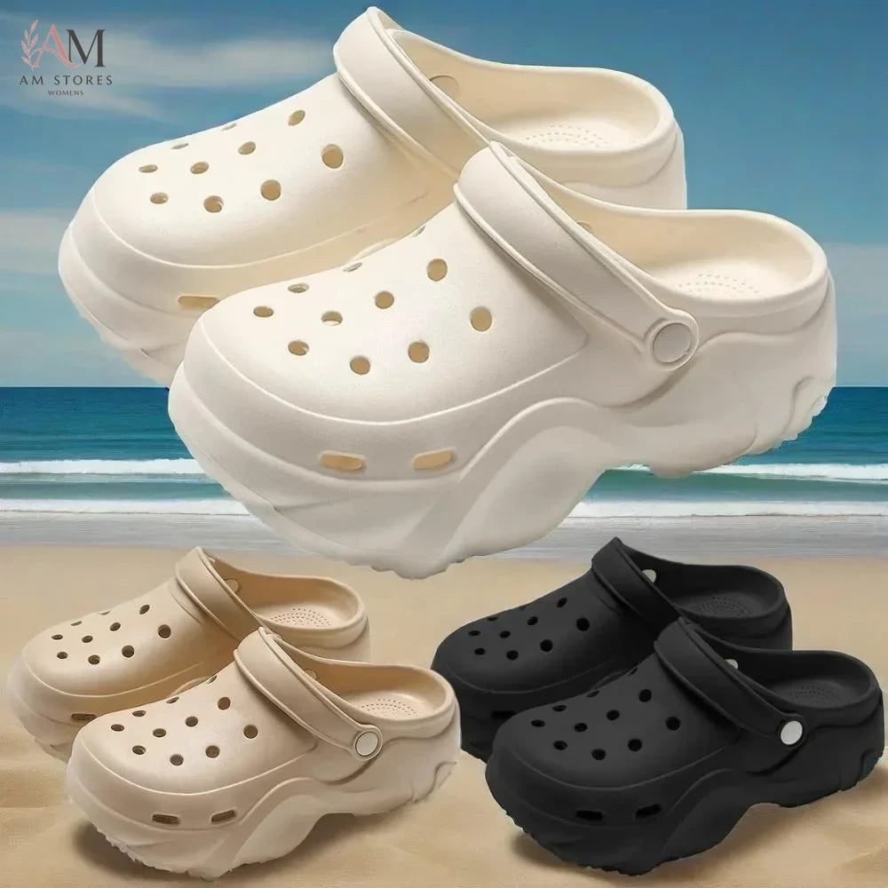 Women DIY Silver Butterfly-Knot Fashion Bow Decor Clogs Summer Sping Autumn Beach Sandals Cave Hole Garden Shoes Students Girls