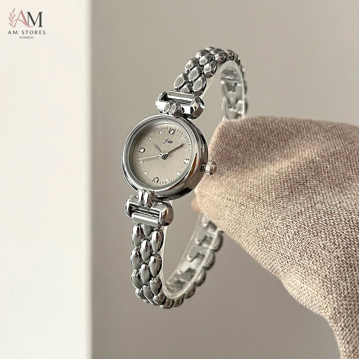 Women's Watch Simple Retro Bracelet Watches Small and Exquisite Versatile Steel Belt Ladies Fashion Quartz Clock Wristwatches